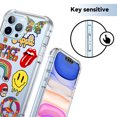 thumbnail image 2 of Hippie Elements Collage Clear Case for iPhone 11 Pro Max,Aesthetic Art Design Case for Men Women,Unique Soft Transparent TPU Bumper Case Cover, 2 of 4
