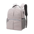 thumbnail image 2 of Bolsa de pañales para bebé, mochila de lactancia con separación de ropa seca y húmeda, bolso multifuncional Gris, 2 of 8