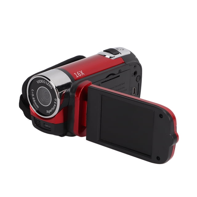 Video De Videas Víjera, Grabadora De Cámara HD 4K Con Flash E Interfaz De Tornillo Expandido, Pantalla De Rotación De 270 16x Zoom Videocámara Digital