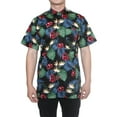 thumbnail image 1 of Gravity Threads Chemise de Mode Hawaïenne Tropicale, Noir Vert P, 1 of 2