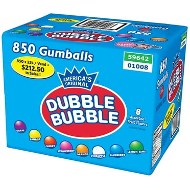 Dubble Bubble Gumball Assortment - 850pcs
