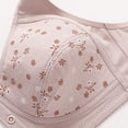 thumbnail image 6 of dgysar Front Closure Bras for women Full Coverage Wireless Comfortable Soft Wireless No Underwire Plus Size T-Shirt Bra Light Gray 34, 6 of 6