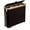 B001- Style A, variant on Bathroom Storage Organizer, Standing Toilet Paper Holder, Toilet Paper Storage with Lid, Fabric Storage Bin, 18X14X14 Inch Freestanding Tissue Basket with Bamboo Trim, Clear