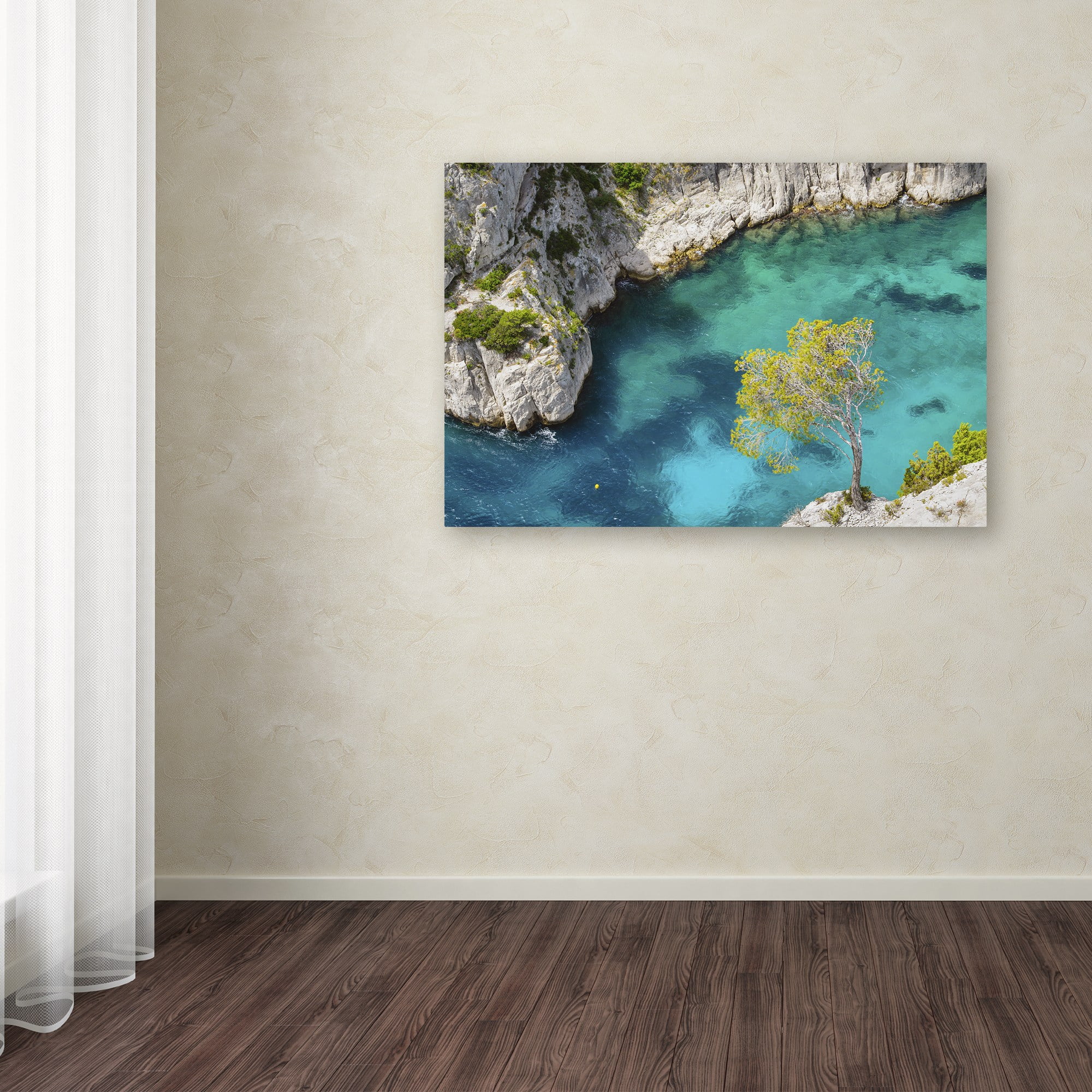 Trademark Fine Art "Turquoise Waters" Canvas Art by Michael Blanchette Photography