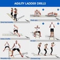 thumbnail image 4 of TuseyRxln Coordination Ladder - Adjustable 4M 8 Rung - For Soccer Training, 4 of 6