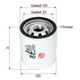 thumbnail image 1 of Filtro Para Aceite Nx 1993 Nissan L4 2.0L SAKURA ., 1 of 3