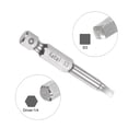 thumbnail image 4 of Unique Bargains S3 Magnetic Square Screwdriver Bit 1/4' Hex Shank 2' Length Screw Driver, 5 Pack, 4 of 5