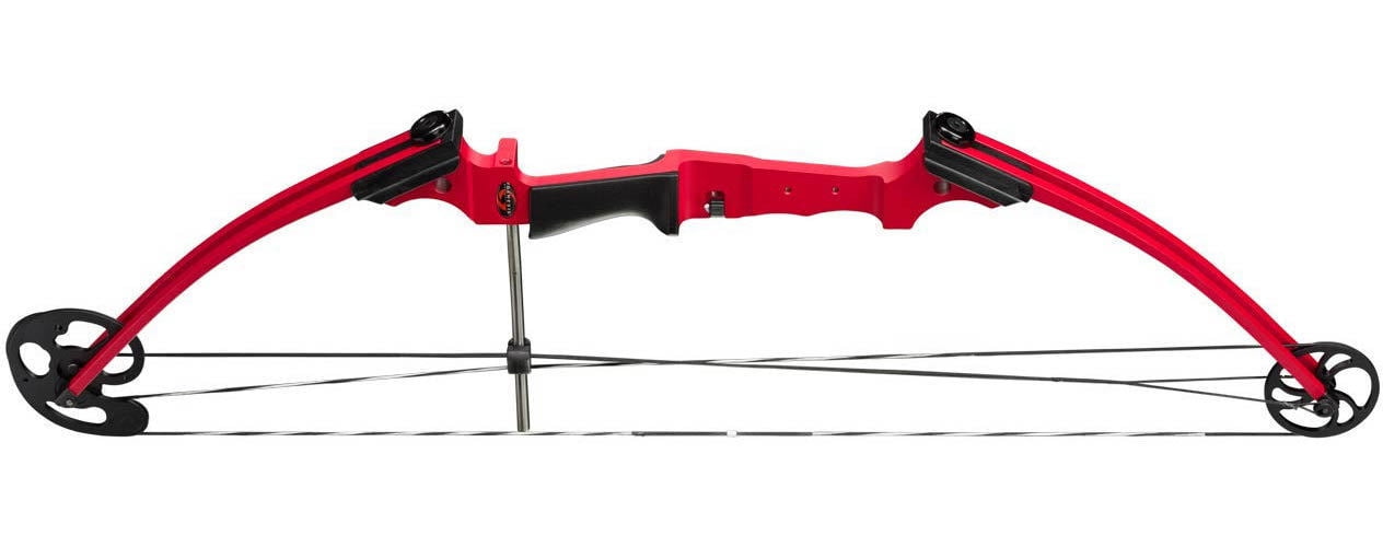 Genesis Original Archery Compound Bow Adjustable Size, Draw Hand-Right, Red