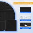 thumbnail image 2 of VR Mat- Foldable for Meta Quest 3/Apple Vision Pro/ PSVR2, for Oculus/Meta Quest 2/Pro, Round Anti Fatigue Large Mat, Anti-slip and Comfortable Floor Mat, 2 of 6