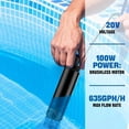 thumbnail image 3 of Wireless Submersible Transfer Pump for Draining Water from Pool Covers, Basements, and More, Compatible with 18V Batteries, 3 of 8