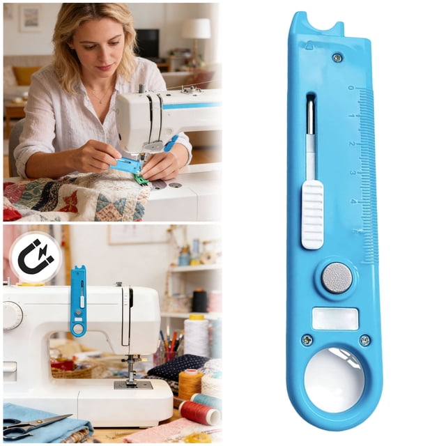 Sewing Machine Needle And Thread Machine Multifunctional With Built In Ruler 4 In 1 Automatic Quick Threading Seam Quilting And Sewing