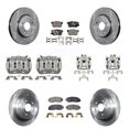 thumbnail image 1 of Transit Auto Front Rear Disc Brake Caliper Rotors and Ceramic Pads Kit (10Pc) for Car 2007 2009-2011 Honda CR-V Vehicles Manufactured In Japan KC8-101087T, 1 of 11
