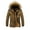Khaki, variant on Winter Jackets for Men, Men's Winter Thickened Plus Size Padded Windproof Warm Cotton Padded Coat