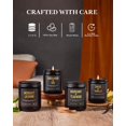 thumbnail image 3 of [ Velas Perfumadas Yinuo Juego de 4 de 1.06L para Hombres con 200 Horas de Combustión ], 3 of 8