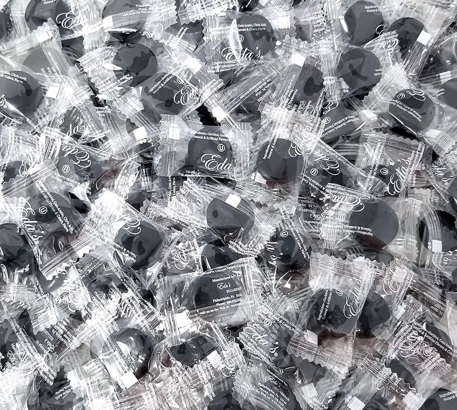 Eda's Sugar Free Sorbitol Peppermint Flavored Hard Candy, Naturally