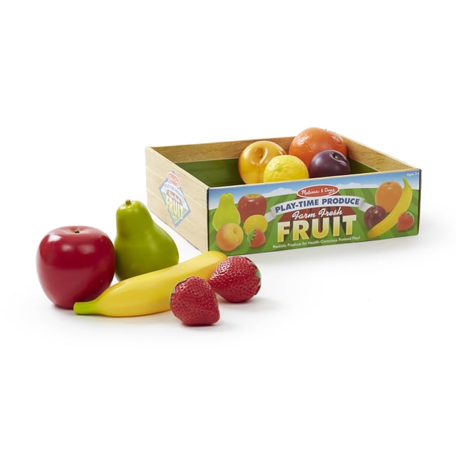 Set Play Food Melissa & Doug Playtime Produce Frutas (9 unidades)