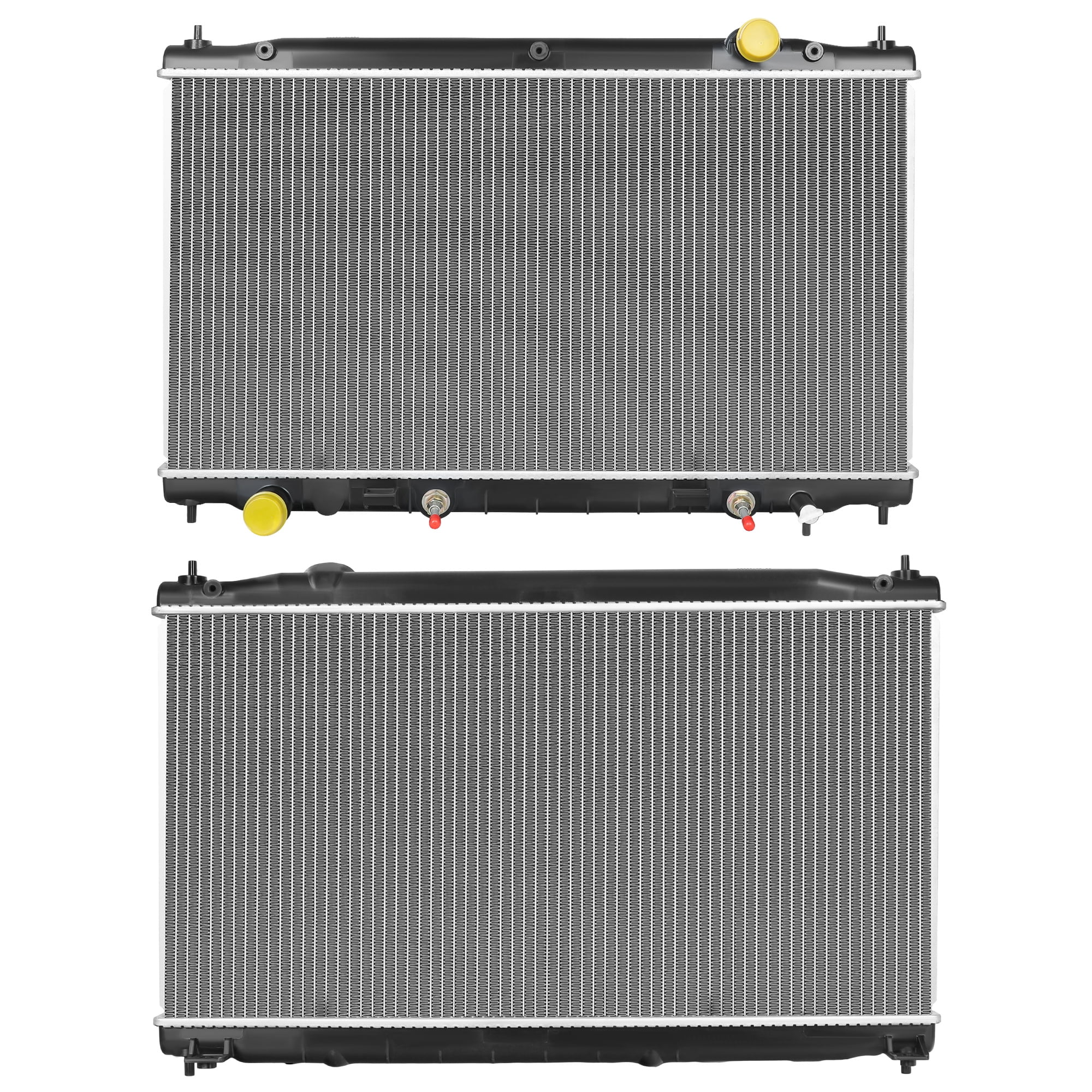 LEDKINGDOMUS Radiator for 2014-2018 INFINITI Q50 V6 3.5L 3.7L Direct Fit Replacement OEM# 214104GA5A 214604GB5A High-Cooling Aluminum Core Leakproof Design