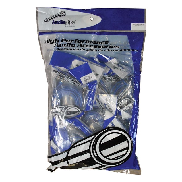 AUDIOPIPE BMS-BLS-10 Audiopipe 10' Superflex RCA Cable 10pcs per bag