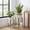 White, variant on Decorative Flower Pots with Metal Stand for Home Decor - Modern Planters for Hallway, Entryway, and Living Room Decor - Indoor and Outdoor Pots for Plants Styling - Set of 2, 23", 19", White & Black