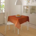 thumbnail image 6 of Square Table Cloth, Elegant Orange Metallic Tablecloths Washable Table Cover for Kitchen Dinning Party Tabletop Modern Decoration,52inch, 6 of 8