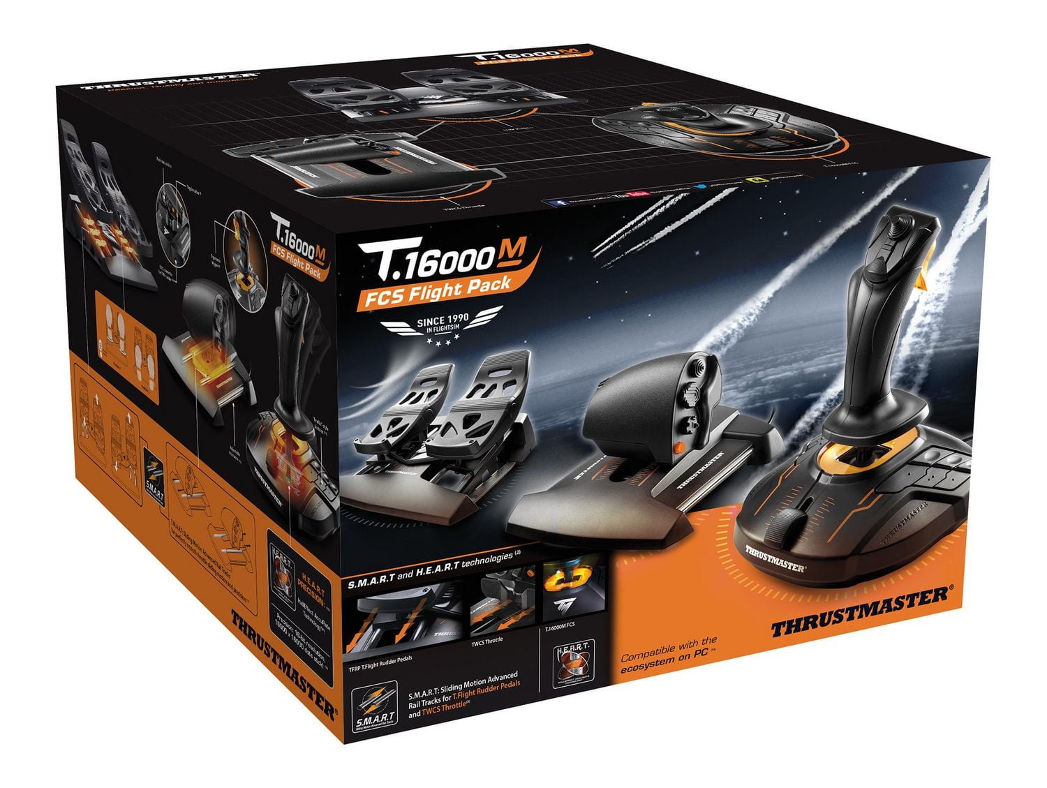 スラストマスターT.16000M FCS Flight Pack Thrustmaster T16000M FCS Flight Pack - Walmart.ca