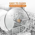 thumbnail image 5 of Tempered Glass Lid for Frying Pans and Pots, 11" Versatile Round Replacement Lid for 11 inch Skillets, Wooden Knob - Dishwasher Safe, 5 of 9