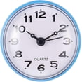 thumbnail image 1 of Indoor Outdoor Waterproof Wall Clock, 1PCBattery Operated Quality Quartz Round Clock for Outdoors/ Pool/ Patio/ Home- Blue, 1 of 5