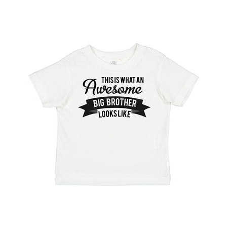 

Inktastic This is What an Awesome Big Brother Looks Like Gift Toddler Boy Girl T-Shirt