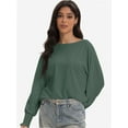 thumbnail image 2 of Womens Tops Long Ruffle Sleeve Shirts for Women Casual Loose Blouses Fashion, 2 of 6