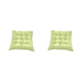 thumbnail image 4 of Inteprter Cojín para silla de comedor Tejido de poliéster cómodo Relleno de perlas Sin deslizamiento Con relleno de perlas para liberar el verde claro 2Conjunto, 4 of 6
