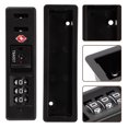 thumbnail image 4 of Portable TSA Customs Code Luggage Lock Built in Sunk Lock Anti Theft Combination Lock Black, 4 of 4