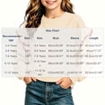 thumbnail image 3 of BLVB Crewneck Sweatshirts for Little Girls Cute Ruffle Pullover Long Sleeve Casual Spring Fall Tops for Kids(Beige,3-4 Years), 3 of 6