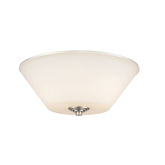 Z-Lite 432F3 Jarra 3 Light Flush Mount Ceiling Fixture - Nickel