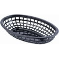thumbnail image 3 of Tablecraft 1074 Oval Sandwich Basket, Black, Case of 12, 3 of 4