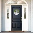 thumbnail image 4 of Wishrage Welcome Sign Welcome Front Door Round Wood Sign Hanging Welcome Sign for Farmhouse porch Spring Welcome Sign Front Door Decoration, 4 of 4