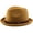 Khaki, variant on Black Classic Bowler Hat, Vintage Round Top Derby Hat for Party and Daily Use