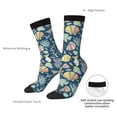 thumbnail image 4 of Sigee Underwater Creature for Contrast Design Soft Moisture-Wicking Socks Crew Casual Athletic Stretchy Loose Middle Tube Socks, 4 of 6
