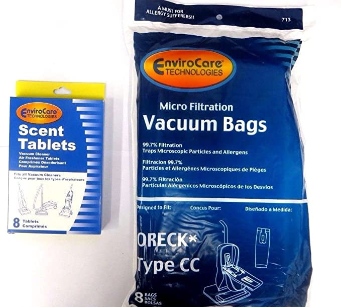 Replacement Part For Oreck Vacuum Cleaner 8pk Bags To Fit Style CC and
