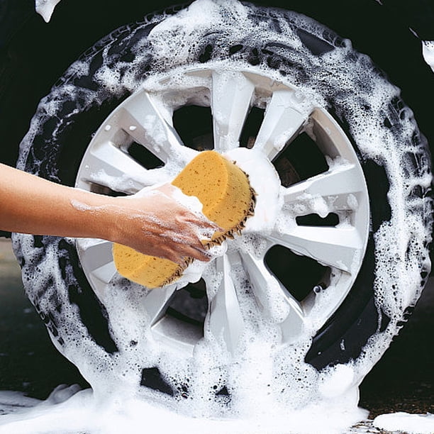 Esponja de pelo largo para lavado de coches, esponja de limpieza, cepillo de esponja
