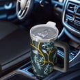 thumbnail image 6 of Modern 40oz Tumbler– Stainless Steel Insulated Tumbler with Handle and Straw, Large Capacity Travel Cup for Hot & Cold Drinks, 6 of 7