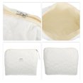 thumbnail image 3 of Ofertas Únicas 1 Pc Bolsa de Maquillaje Portátil en Forma de Corazón para Vacaciones, Camping, Bodas, Gimnasio, Poliéster Blanco, 3 of 3