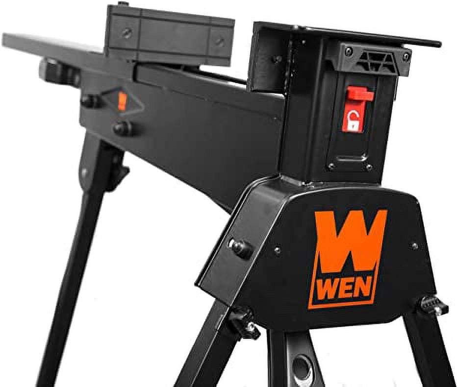 WEN 600-Pound Capacity Portable Clamping Saw Horse and Work Bench