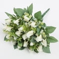 thumbnail image 4 of Fake Flowers,Artificial Flowers Real PU Flowers Stems For Wedding Spring Bouquet Arrangement Home Decorations For, 4 of 6