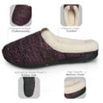 thumbnail image 5 of Roxoni Womens Warm Winter Slippers, Knit Outer & Fleece Inner,Rubber Sole -sizes 6 to 11 -style #2110, 5 of 6