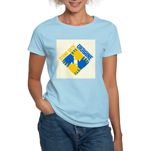 CafePress - Save Ukraine T Shirt - Women's Classic T-Shirt