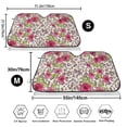 thumbnail image 3 of Kdxio Rose Mix Leopard 4 Print Windshield Sun Shade,UV Rays and Sun Heat Protection,Sunshade for Car Windshield,Car Shade Front Windshield - Small, 3 of 5