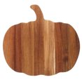 thumbnail image 2 of Pumpkin Shaped Wood Cutting Board Halloween Charcuterie Cheese Serving Platter Fall Thanksgiving Decor Kitchen Wooden Board with Handle for Entertaining Gifts Holiday Tray (12" x 13"), 2 of 7