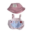 thumbnail image 3 of Ropa de pato de peluche de 15 cm, linda ropa de animales de peluche suaves de moda para vestir Rosa, 3 of 8