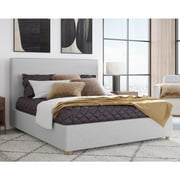 Modus Furniture Olivia Upholstered Platform Bed in Linen