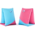 thumbnail image 5 of Swimways Soft Swimmies Toddler Floaties, Learn-to-Swim Inflatable Pool Floats & Arm Floaties, Ages 3-5, Purple, 5 of 5
